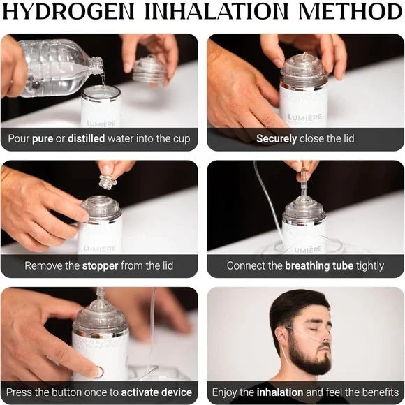 Lumiere Hydrogen Infusing Water Bottle - Has many health benefits! - Picture 13 of 14